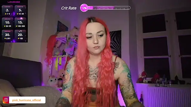 PinkHurricaneOfficial online show from February 7, 11:13 pm