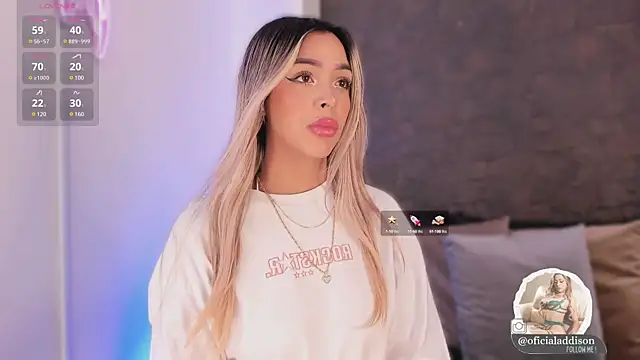 Snapshot of Addison_baker chatting on February 4, 7:44 pm Addison baker online show from February 4, 7:44 pm