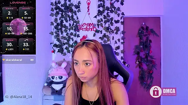 Snapshot of Alana_Pherson chatting on December 14, 7:07 am Alana Pherson online show from December 14, 7:07 am