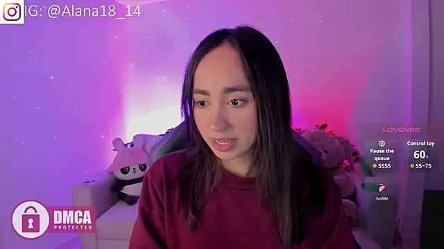 Snapshot of Alana_Pherson chatting on November 7, 4:34 am Alana Pherson online show from November 7, 4:34 am