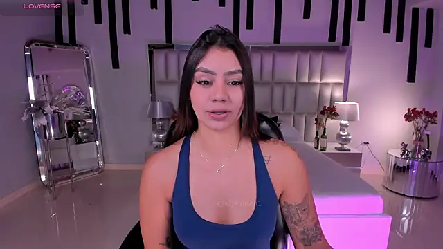 Snapshot of AllyJensen chatting on February 16, 10:22 am AllyJensen online show from February 16, 10:22 am