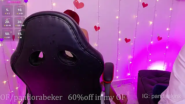 Snapshot of pandorabeker chatting on February 19, 2:12 am pandorabeker online show from February 19, 2:12 am