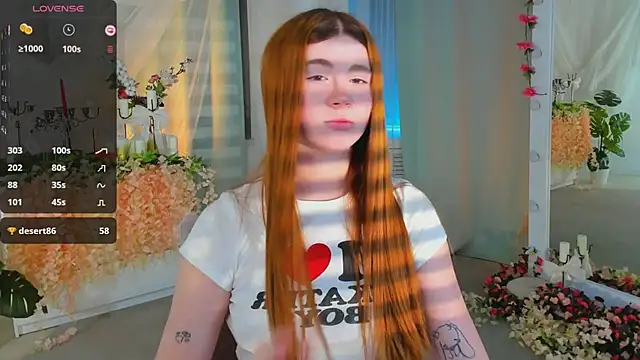 Freckle Diyana online show from February 25, 2:11 pm