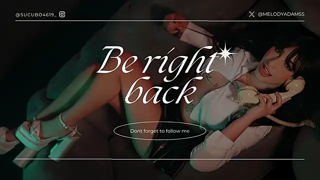 Snapshot of MelodyAdamss chatting on December 15, 12:18 am MelodyAdamss online show from December 15, 12:18 am