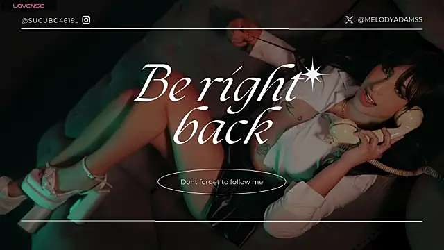 Snapshot of MelodyAdamss chatting on January 6, 12:16 am MelodyAdamss online show from January 6, 12:16 am