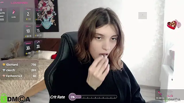 Snapshot of CherryBloom777 chatting on January 21, 10:52 am CherryBloom777 online show from January 21, 10:52 am