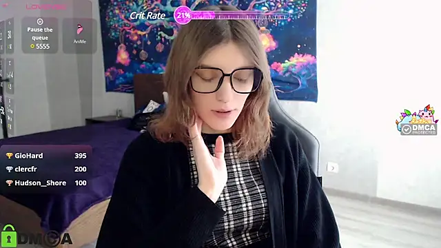 Snapshot of CherryBloom777 chatting on February 12, 10:46 am CherryBloom777 online show from February 12, 10:46 am