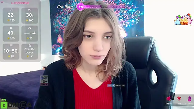 Snapshot of CherryBloom777 chatting on February 13, 7:13 am CherryBloom777 online show from February 13, 7:13 am