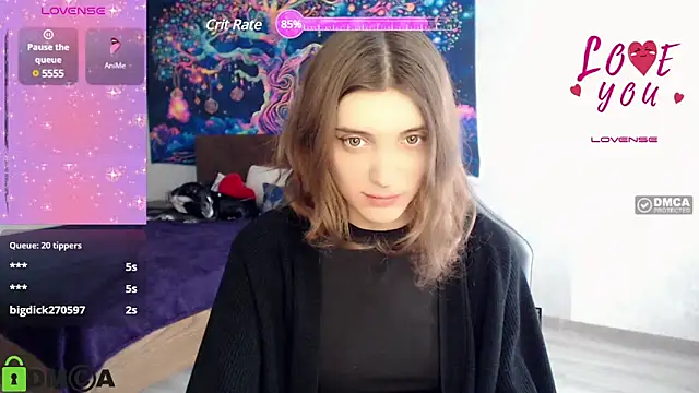 Snapshot of CherryBloom777 chatting on February 15, 10:33 am CherryBloom777 online show from February 15, 10:33 am