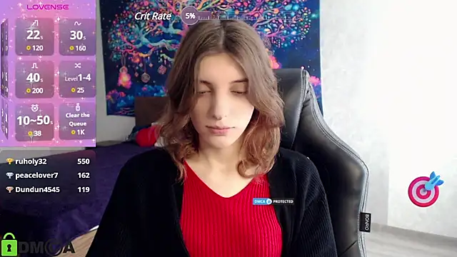 Snapshot of CherryBloom777 chatting on February 18, 11:11 am CherryBloom777 online show from February 18, 11:11 am