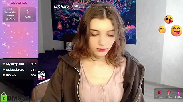 Snapshot of CherryBloom777 chatting on March 2, 11:18 am CherryBloom777 online show from March 2, 11:18 am