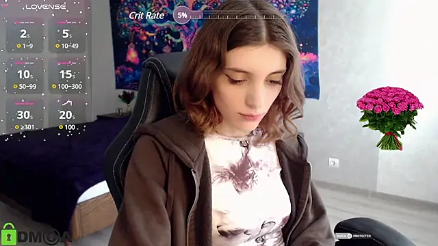 Snapshot of CherryBloom777 chatting on March 7, 10:56 am CherryBloom777 online show from March 7, 10:56 am