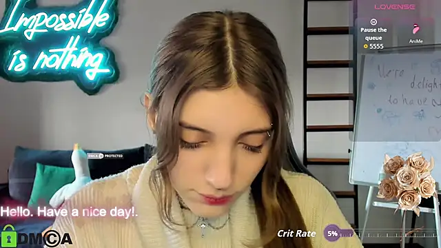 Snapshot of CherryBloom777 chatting on November 11, 7:52 am CherryBloom777 online show from November 11, 7:52 am