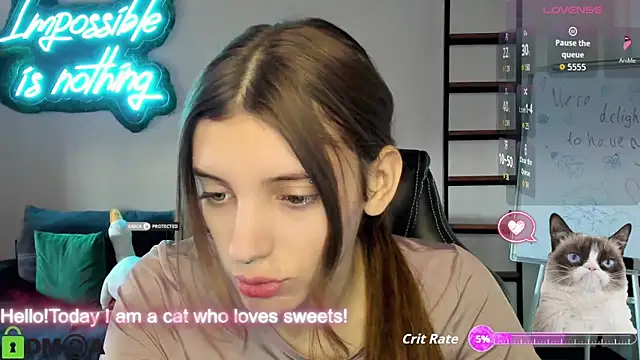 Snapshot of CherryBloom777 chatting on November 19, 8:03 am CherryBloom777 online show from November 19, 8:03 am