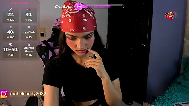 mabel candy online show from February 9, 6:45 pm