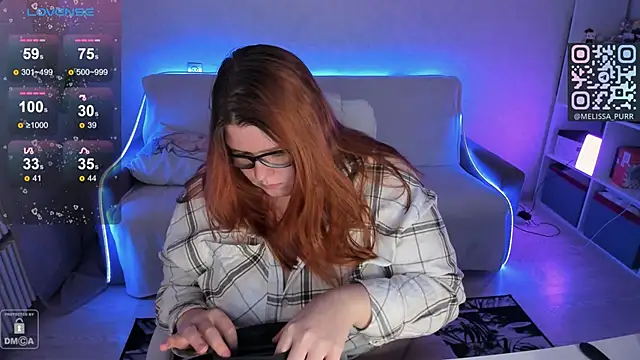 Snapshot of Melissa_Purr chatting on March 7, 8:22 pm Melissa Purr online show from March 7, 8:22 pm