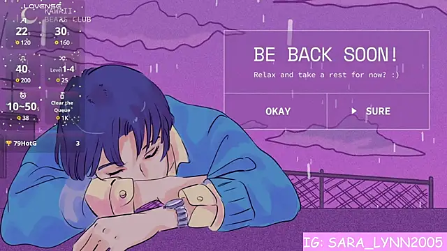 sara  lynn online show from March 9, 5:55 am