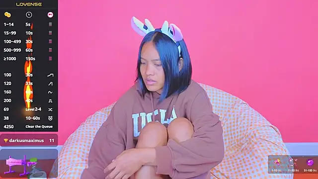 Snapshot of Natsu__ chatting on January 21, 2:43 am Natsu online show from January 21, 2:43 am