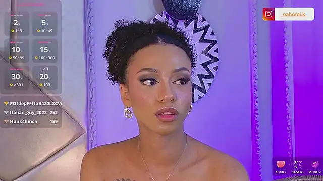 Nahomi King online show from February 14, 4:20 pm