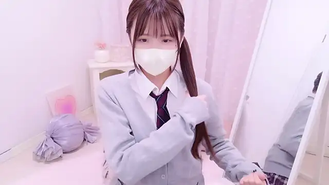 Snapshot of Sayuringo_ chatting on March 23, 5:21 am Sayuringo online show from March 23, 5:21 am