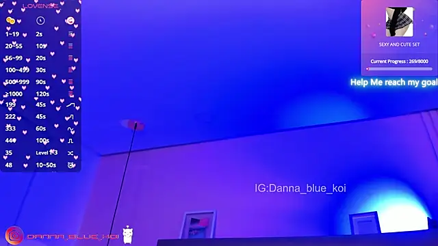 blue koi online show from January 28, 7:22 am