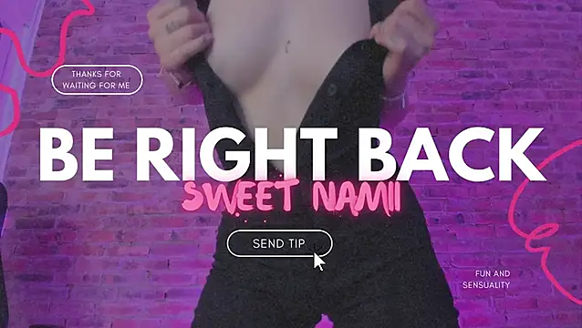 Snapshot of Sweet_Namii chatting on March 20, 8:53 am Sweet Namii online show from March 20, 8:53 am
