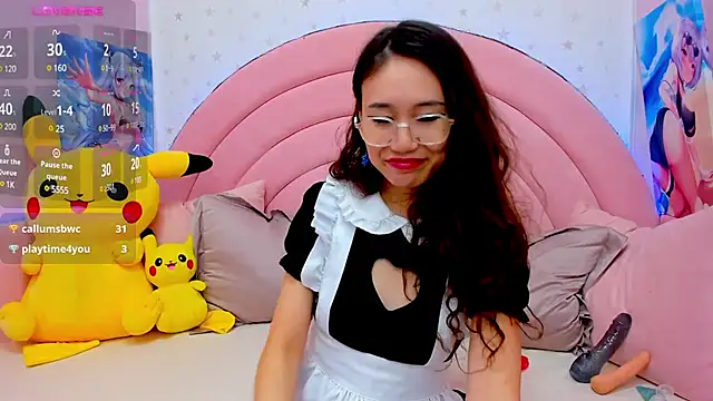 Snapshot of Nao__Chan_ chatting on February 21, 4:40 am Nao Chan online show from February 21, 4:40 am