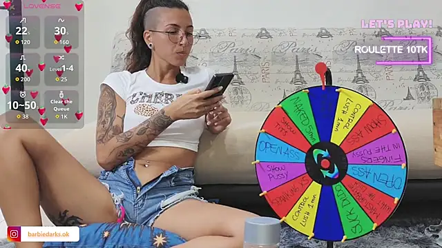 BarbieDarksOk online show from October 1, 7:42 pm