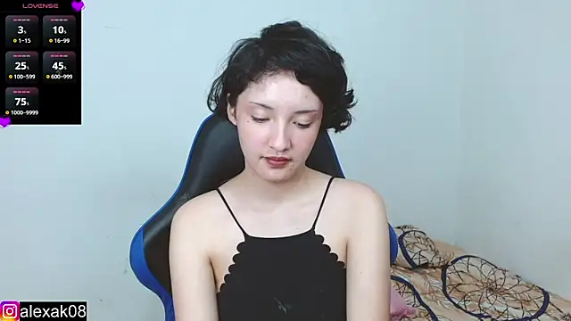 Snapshot of alexaa08 chatting on March 12, 12:10 am alexaa08 online show from March 12, 12:10 am