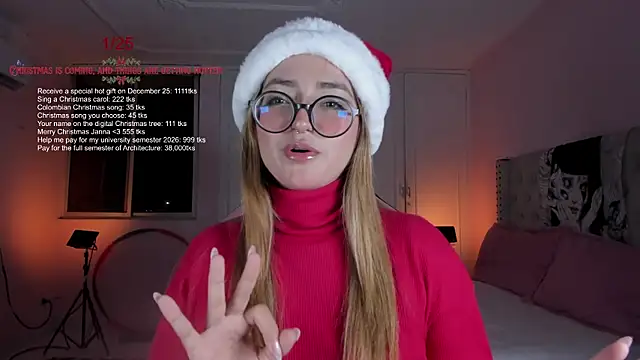 Snapshot of SweetJennaa chatting on December 2, 1:55 am SweetJennaa online show from December 2, 1:55 am