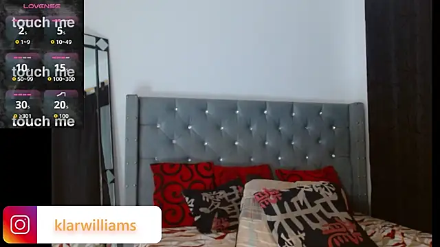 klarwillians online show from October 13, 7:03 pm