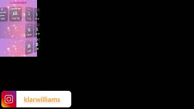 klarwillians online show from October 18, 7:03 pm