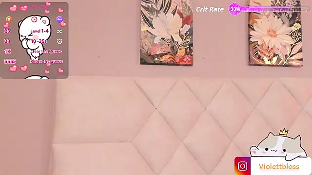 Violettbloss online show from October 25, 3:25 am