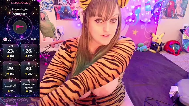 BabyZelda online show from January 6, 9:32 pm