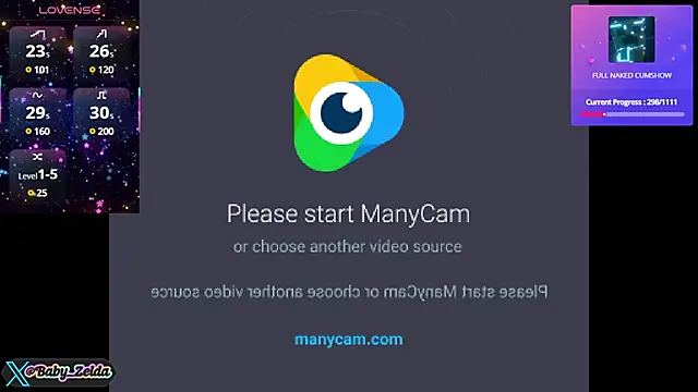 BabyZelda online show from February 6, 7:24 am