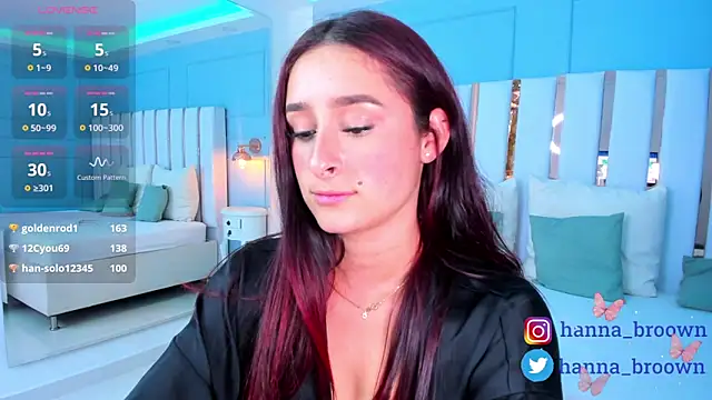 Snapshot of hannaa_brown chatting on January 20, 8:07 pm hannaa brown online show from January 20, 8:07 pm