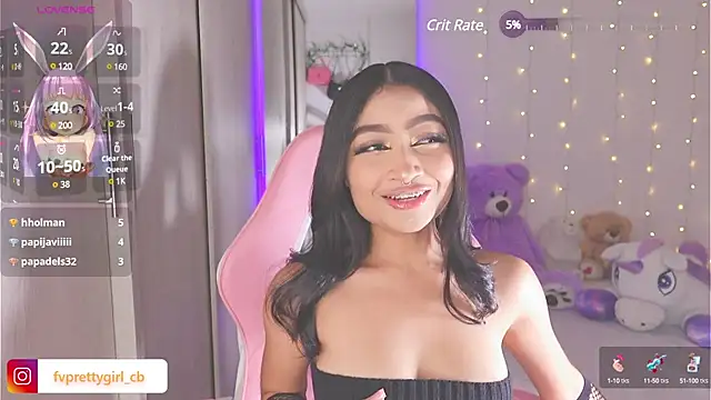 Snapshot of urfavprettygirl chatting on February 10, 5:47 am urfavprettygirl online show from February 10, 5:47 am