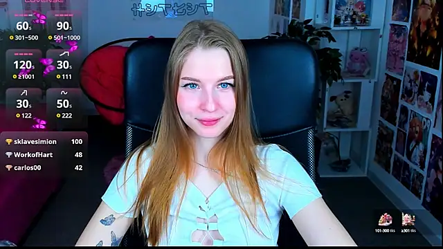 CuteMousee online show from January 30, 8:43 am