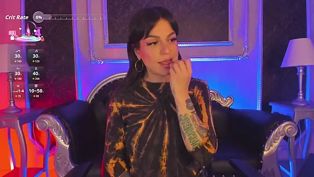 MeganDraco  online show from April 6, 1:23 pm