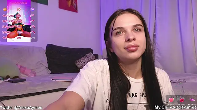 AlexaAimee online show from February 3, 1:19 pm