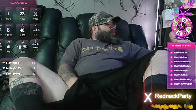 RedneckWants2PlayNow online show from April 25, 1:41 am