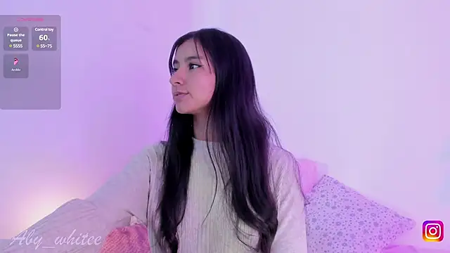 Snapshot of AbyWhitee chatting on December 9, 5:07 am AbyWhitee online show from December 9, 5:07 am