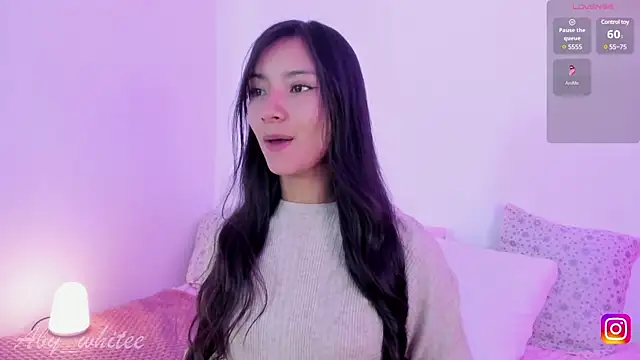 Snapshot of AbyWhitee chatting on January 29, 2:09 am AbyWhitee online show from January 29, 2:09 am