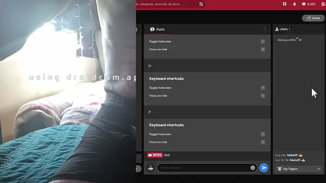 Snapshot of lit702 chatting on December 17, 6:14 pm lit702 online show from December 17, 6:14 pm