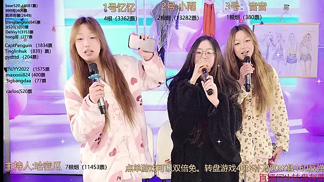 YIYI XIXI 18 online show from February 25, 7:20 am