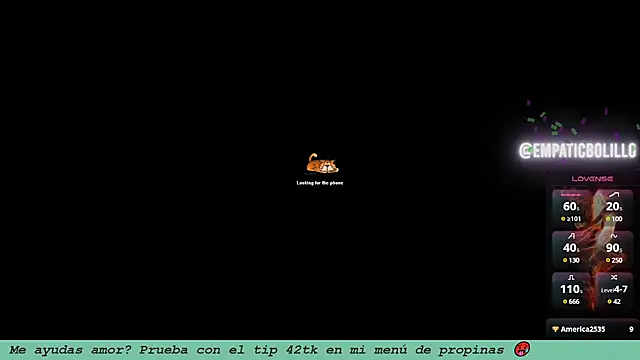 Snapshot of EmpaticBolillo chatting on February 21, 7:43 pm EmpaticBolillo online show from February 21, 7:43 pm