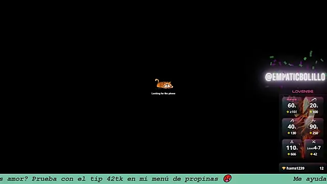 Snapshot of EmpaticBolillo chatting on February 24, 6:16 am EmpaticBolillo online show from February 24, 6:16 am