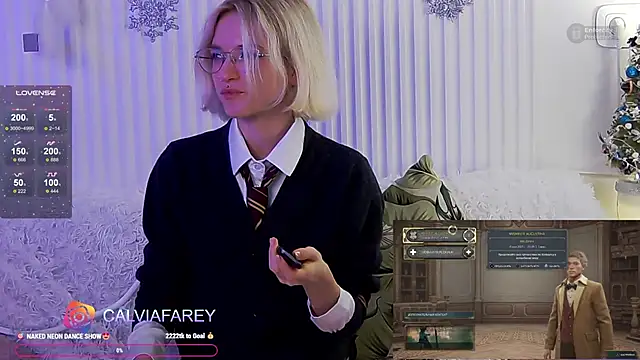 Snapshot of calviafarey chatting on November 28, 7:44 am calviafarey online show from November 28, 7:44 am