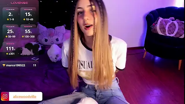 Alice woodville online show from December 28, 11:59 pm