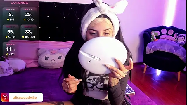 Alice woodville online show from January 2, 10:11 pm